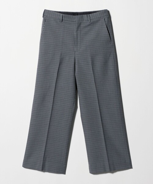UNITED ARROWS & SONS（ユナイテッドアローズアンドサンズ）の「＜UNITED ARROWS & SONS＞ WOOL CHECK WIDE TROUSERS/スラックス（スラックス・メンズ・グレー系/ブラウン系・S/L/XL/M）」の6枚目の写真