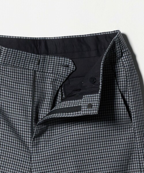 UNITED ARROWS & SONS（ユナイテッドアローズアンドサンズ）の「＜UNITED ARROWS & SONS＞ WOOL CHECK WIDE TROUSERS/スラックス（スラックス・メンズ・グレー系/ブラウン系・S/L/XL/M）」の9枚目の写真