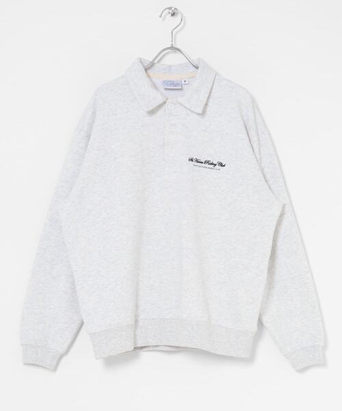 URBAN RESEARCH Sonny Label（アーバンリサーチサニーレーベル）の「GEM SPORTSWEAR　スウェットポロシャツ（スウェット・レディース・オートミール/チャコールグレー/ブラウン・LARGE/MEDIUM）」の16枚目の写真