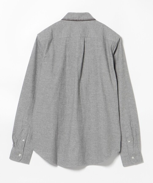 BEAMS HEART(ビームスハート)の「【ユニセックス】コーヒー ステッチ ネルシャツ(シャツ/ブラウス・メンズ・ネイビー/グレー・S/M/L/XL)」の19枚目の写真