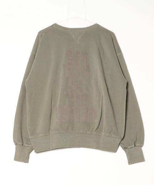 MAGIC NUMBER（マジック ナンバー）の「【MAGIC NUMBER】SEE YOU IN THE WATER PIGMENT CREW SWEAT（スウェット・メンズ・ダークパープル/オリーブ/ダークグレー・X-LARGE/LARGE/MEDIUM）」の12枚目の写真