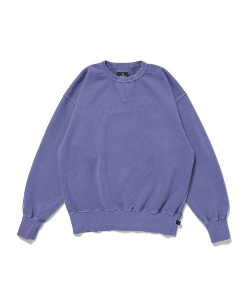 MAGIC NUMBER（マジック ナンバー）の「【MAGIC NUMBER】SEE YOU IN THE WATER PIGMENT CREW SWEAT（スウェット・メンズ・ダークパープル/オリーブ/ダークグレー・X-LARGE/LARGE/MEDIUM）」の9枚目の写真