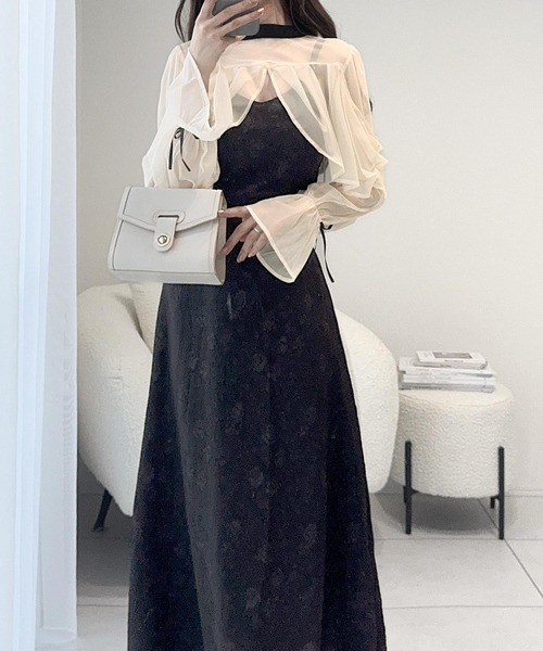 アトリエgg ブライダル生地使用　ワンピースハート柄♡サイズ18 アトリエgg ブライダル生地使用 ワンピースハート柄♡サイズ18