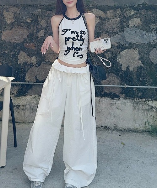 Vipoa(ヴィポア)の「Monotone logo tank top(タンクトップ・レディース・ホワイト・FREE)」の21枚目の写真