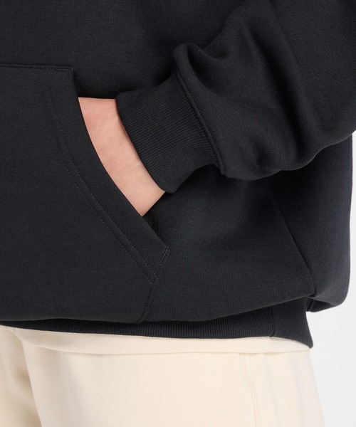 NEW BALANCE(ニューバランス)の「Linear Heritage フリースフーディ(パーカー・レディース・ライトベージュ/ブラック・MEDIUM/LARGE/X-LARGE/SMALL)」の6枚目の写真