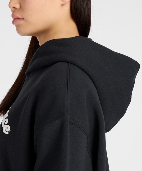 NEW BALANCE(ニューバランス)の「Linear Heritage フリースフーディ(パーカー・レディース・ライトベージュ/ブラック・MEDIUM/LARGE/X-LARGE/SMALL)」の8枚目の写真