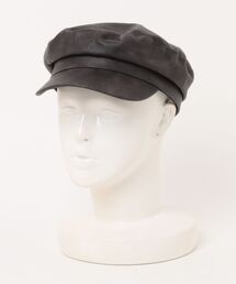 Revo.（レボ）の「ヴィンテージライク フェイクレザー マリン キャスケット（キャスケット）」