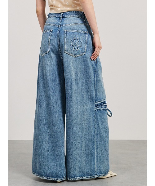 SORIN(ソリン )の「Ribbon Slit Jeans/リボンスリットジーンズ(デニムパンツ・レディース・チャコールグレー/インディゴブルー・36/38)」の13枚目の写真