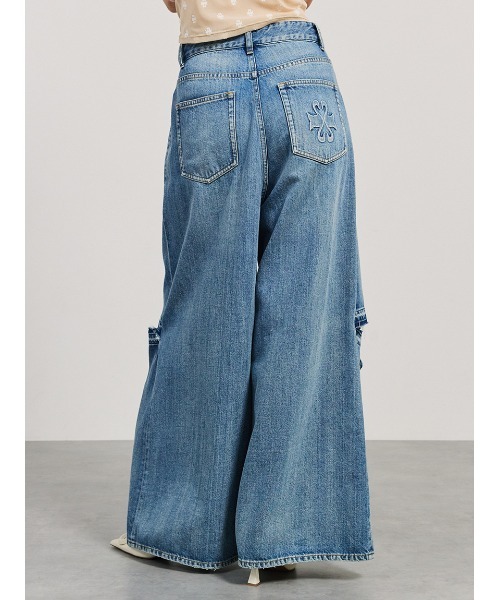 SORIN(ソリン )の「Ribbon Slit Jeans/リボンスリットジーンズ(デニムパンツ・レディース・チャコールグレー/インディゴブルー・36/38)」の14枚目の写真