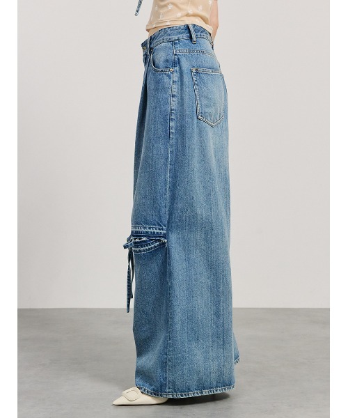 SORIN(ソリン )の「Ribbon Slit Jeans/リボンスリットジーンズ(デニムパンツ・レディース・チャコールグレー/インディゴブルー・36/38)」の15枚目の写真