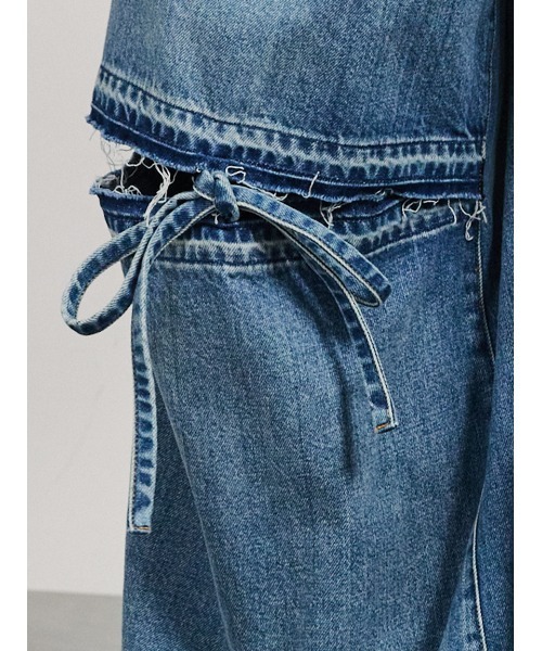 SORIN(ソリン )の「Ribbon Slit Jeans/リボンスリットジーンズ(デニムパンツ・レディース・チャコールグレー/インディゴブルー・36/38)」の21枚目の写真