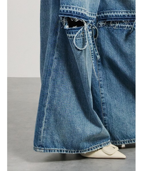SORIN(ソリン )の「Ribbon Slit Jeans/リボンスリットジーンズ(デニムパンツ・レディース・チャコールグレー/インディゴブルー・36/38)」の22枚目の写真