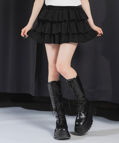 3段フリルミニスカート（スカート）｜17HR（セブンティーンアワーズ