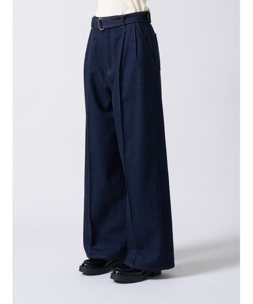 Mackintosh（マッキントッシュ）の「BELTED POLMOOD DNM（デニムパンツ・レディース・インディゴブルー・6/8）」の3枚目の写真