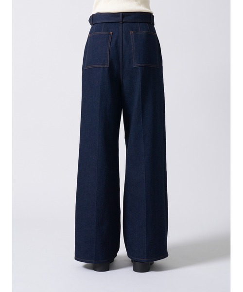 Mackintosh（マッキントッシュ）の「BELTED POLMOOD DNM（デニムパンツ・レディース・インディゴブルー・6/8）」の4枚目の写真