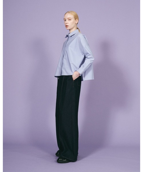 Mackintosh（マッキントッシュ）の「BELTED POLMOOD DNM（デニムパンツ・レディース・インディゴブルー・6/8）」の5枚目の写真