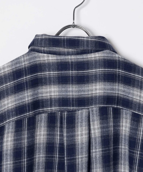 3.3 Field Trip （3.3フィールドトリップ）の「【2WAY】3.3 Field Trip／オフショルチェックシャツ（シャツ/ブラウス・レディース・ネイビー/ベージュ/ブラウン/その他1/その他2・FREE）」の12枚目の写真