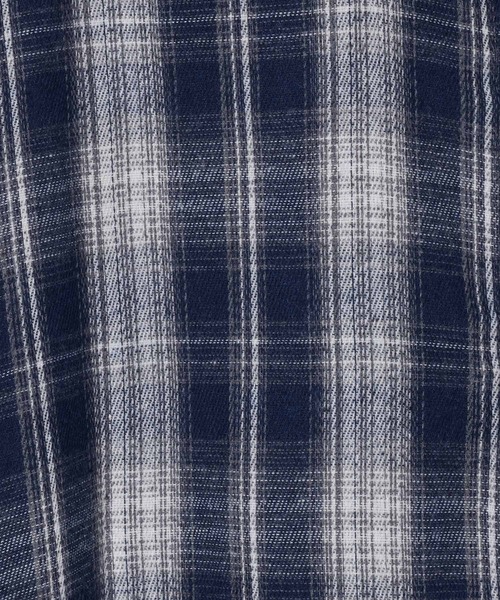 3.3 Field Trip （3.3フィールドトリップ）の「【2WAY】3.3 Field Trip／オフショルチェックシャツ（シャツ/ブラウス・レディース・ネイビー/ベージュ/ブラウン/その他1/その他2・FREE）」の16枚目の写真