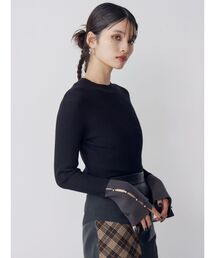 MURUA（ムルーア）の「フレアスリーブアクセントニット（ニット/セーター）」