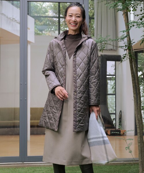J.PRESS(ジェイプレス)の「ツムギートflannel ジャンパースカート(スカート・レディース・グレー系/ネイビー系/ベージュ系・T13/T15)」の4枚目の写真