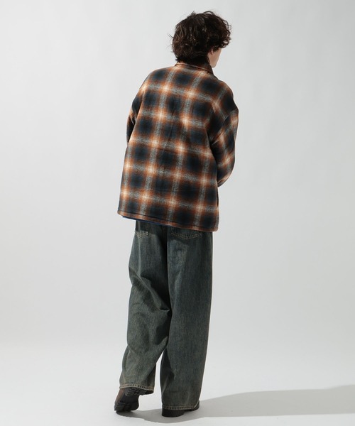 PENDLETON（ペンドルトン）の「【PENDLETON(ペンドルトン)】別注 ZIP CPO JACKET（ブルゾン・メンズ・キャメル/ダークブラウン/グレー/ブラウン・MEDIUM/LARGE）」の9枚目の写真