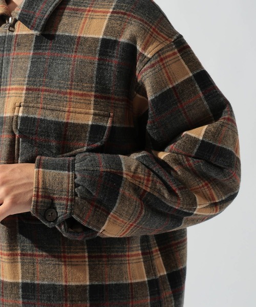 PENDLETON（ペンドルトン）の「【PENDLETON(ペンドルトン)】別注 ZIP CPO JACKET（ブルゾン・メンズ・キャメル/ダークブラウン/グレー/ブラウン・MEDIUM/LARGE）」の21枚目の写真