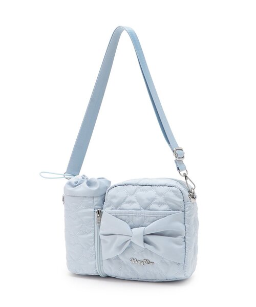 メゾピアノみみぽぽショルダーバッグ新品タグ付送料無料ミキハウスユニクロ好きにも ペットボトルホルダーつき3wayショルダーバッグ（ショルダー