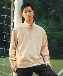 NEW BALANCE | ダブルニット クォーター ジップ プルオーバー 裏起毛(スウェット)