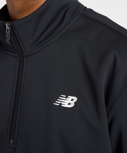 NEW BALANCE（ニューバランス）の「ダブルニット クォーター ジップ プルオーバー 裏起毛（スウェット・メンズ・ブラック/ブラウン系その他/ネイビー・SMALL/MEDIUM/LARGE/X-LARGE/XX-LARGE）」の15枚目の写真