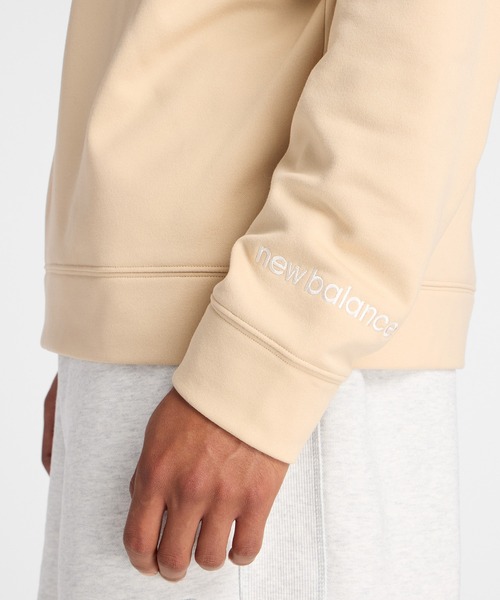 NEW BALANCE（ニューバランス）の「ダブルニット クォーター ジップ プルオーバー 裏起毛（スウェット・メンズ・ブラック/ブラウン系その他/ネイビー・SMALL/MEDIUM/LARGE/X-LARGE/XX-LARGE）」の7枚目の写真