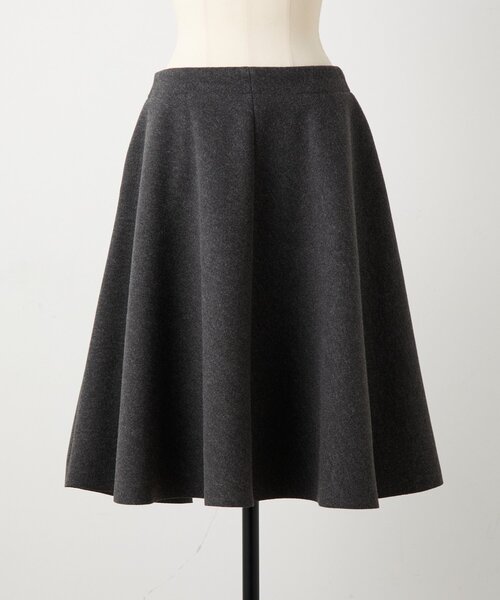 LIVETART（リヴェタート）の「メルトンジャージーフレアミディスカート（スカート・レディース・ブラック/チャコールグレー・FREE）」の18枚目の写真