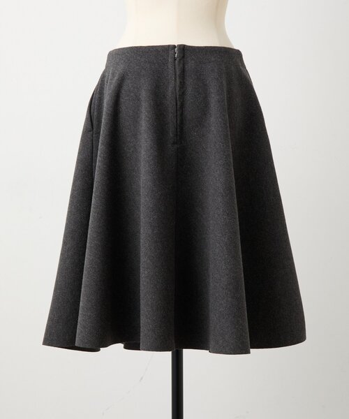 LIVETART（リヴェタート）の「メルトンジャージーフレアミディスカート（スカート・レディース・ブラック/チャコールグレー・FREE）」の21枚目の写真