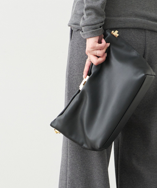 Deuxieme Classe（ドゥーズィエムクラス）の「【PUNTI./プンティ】GRAFT BOX SHLD（ショルダーバッグ・レディース・ブラック・FREE）」の2枚目の写真