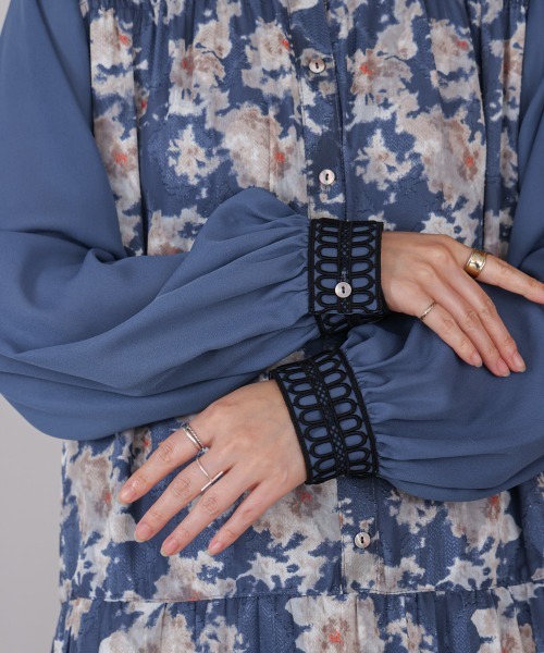 セール】ジャガードプリーツワンピース（ワンピース）｜Bou Jeloud