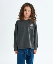 DC SHOES（ディーシーシューズ）の「25 KD CLASH DECK LS /DCキッズバックプリント長袖ロンT（Tシャツ/カットソー）」