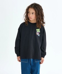 DC SHOES | 25 KD CLASH DECK LS /DCキッズバックプリント長袖ロンT(Tシャツ/カットソー)