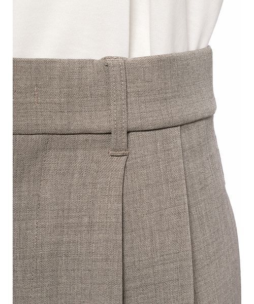 Mila Owen（ミラオーウェン）の「ドライタッチ2タックワイドパンツ（その他パンツ・レディース・ピンク/キャメル/マルチ/ブラック・00/0/1）」の5枚目の写真