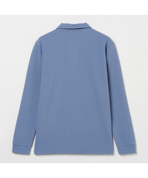 ROSASEN(ロサーセン)の「【Rosasen/GOLF】鹿の子ダンボール ワッペン長袖ポロ(シャツ/ブラウス・メンズ・ネイビー/グレー/ブルー・52/48/50)」の15枚目の写真