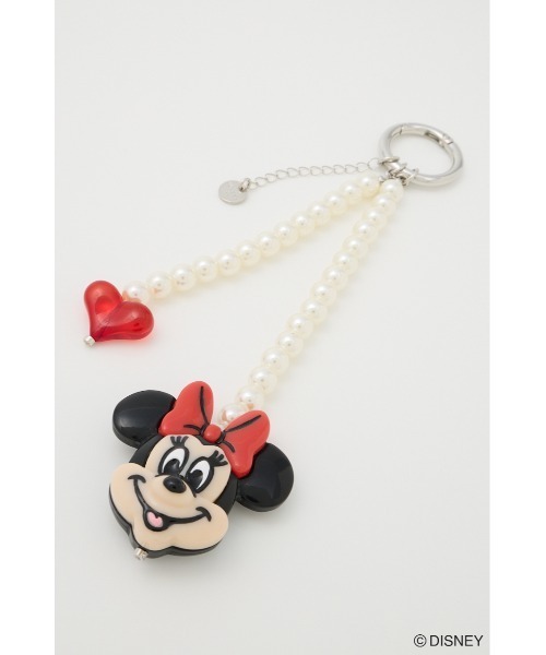 Disney SERIES CREATED by MUS(ディズニーシリーズクリエイテッドバイエムユーエス)の「MD ACCESSORIES ストラップ /MINNIE(チャーム・レディース・ホワイト/シルバー・FREE)」の4枚目の写真