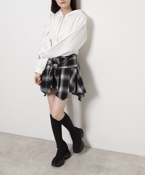 ESPERANZA（エスペランサ）の「【楽ちん×美脚】スニーカーソールストレッチロングブーツ（ブーツ・レディース・ブラック系2/ブラック系3・LL/L/M/S）」の12枚目の写真