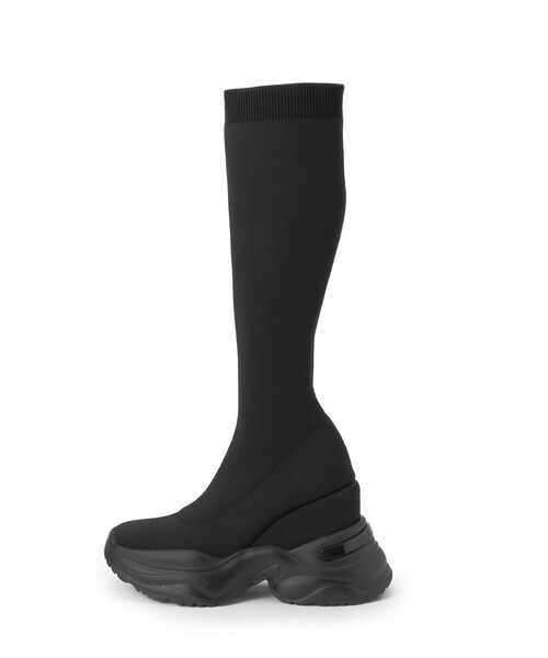 ESPERANZA（エスペランサ）の「【楽ちん×美脚】スニーカーソールストレッチロングブーツ（ブーツ・レディース・ブラック系2/ブラック系3・LL/L/M/S）」の18枚目の写真