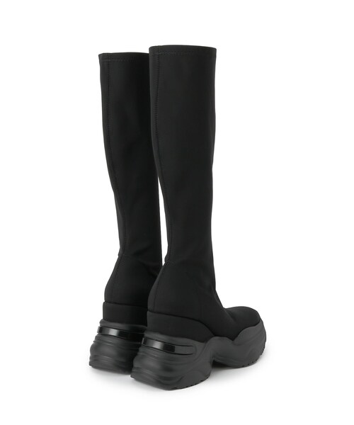 ESPERANZA（エスペランサ）の「【楽ちん×美脚】スニーカーソールストレッチロングブーツ（ブーツ・レディース・ブラック系2/ブラック系3・LL/L/M/S）」の3枚目の写真