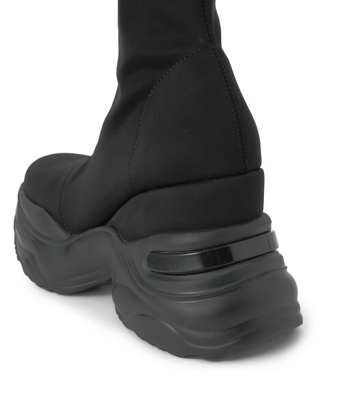 ESPERANZA（エスペランサ）の「【楽ちん×美脚】スニーカーソールストレッチロングブーツ（ブーツ・レディース・ブラック系2/ブラック系3・LL/L/M/S）」の5枚目の写真