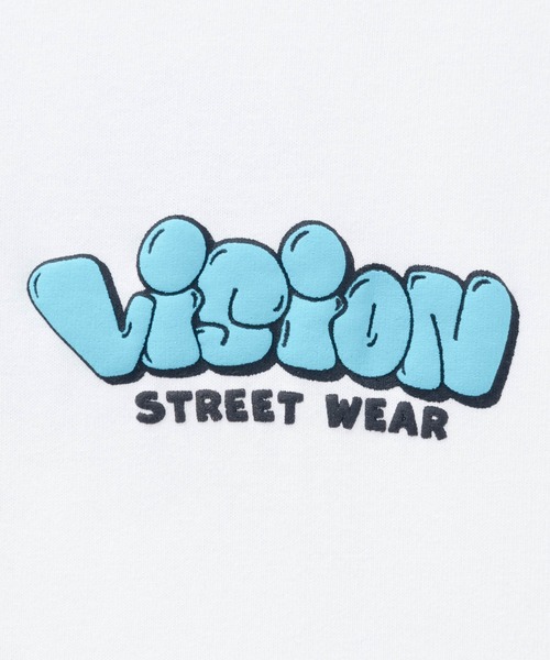 VISION STREET WEAR（ヴィジョンストリートウェア）の「VISION STREET WEAR　ゴースト発砲プリントロンT（Tシャツ/カットソー・メンズ・ネイビー/ホワイト/ブラック・M/L/XL）」の5枚目の写真