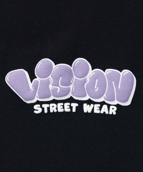 VISION STREET WEAR（ヴィジョンストリートウェア）の「VISION STREET WEAR　ゴースト発砲プリントロンT（Tシャツ/カットソー・メンズ・ネイビー/ホワイト/ブラック・M/L/XL）」の8枚目の写真