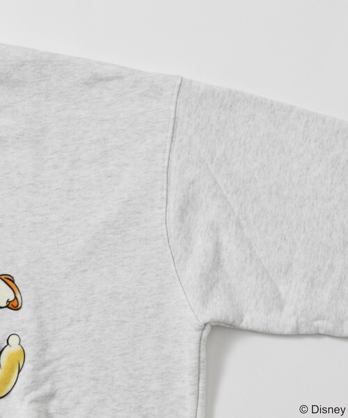 FREAK'S STORE（フリークスストア）の「DISNEY/ディズニー/『ファンタジア』/ブルーム/ミッキーマウス/フロッキープリント クルーネックスウェット/リラックスフィット（スウェット・メンズ・ライトグレー/ブラック・LARGE/MEDIUM）」の18枚目の写真