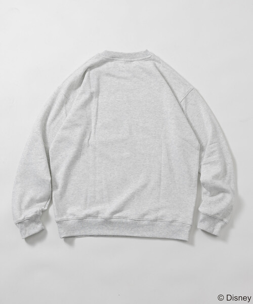 FREAK'S STORE（フリークスストア）の「DISNEY/ディズニー/『ファンタジア』/ブルーム/ミッキーマウス/フロッキープリント クルーネックスウェット/リラックスフィット（スウェット・メンズ・ライトグレー/ブラック・LARGE/MEDIUM）」の22枚目の写真