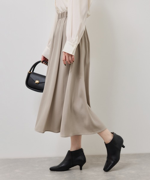 ROPE' PICNIC（ロペピクニック）の「イージースカーチョ/着丈が選べる（その他パンツ・レディース・チャコールグレー/ダークブラウン/ベージュ・M/TM）」の3枚目の写真