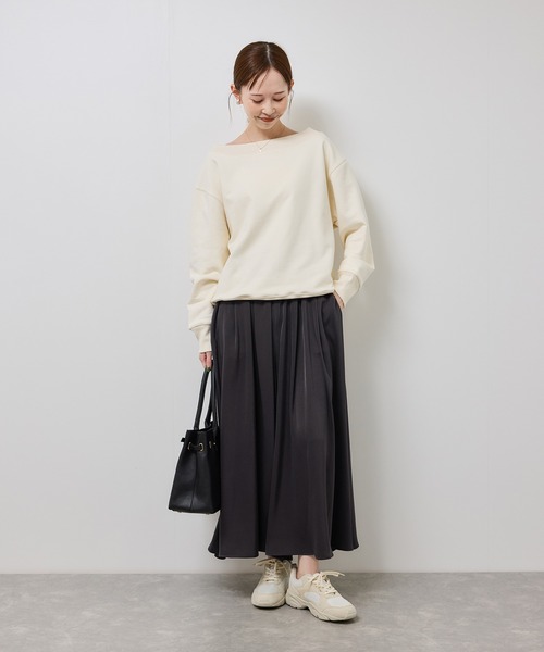 ROPE' PICNIC（ロペピクニック）の「イージースカーチョ/着丈が選べる（その他パンツ・レディース・チャコールグレー/ダークブラウン/ベージュ・M/TM）」の10枚目の写真