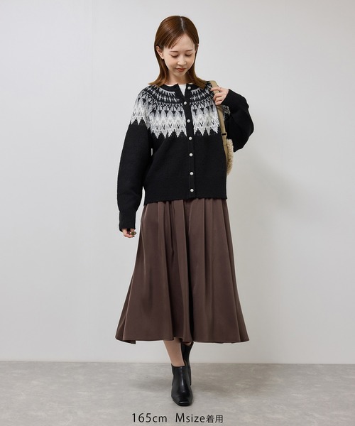 ROPE' PICNIC（ロペピクニック）の「イージースカーチョ/着丈が選べる（その他パンツ・レディース・チャコールグレー/ダークブラウン/ベージュ・M/TM）」の14枚目の写真